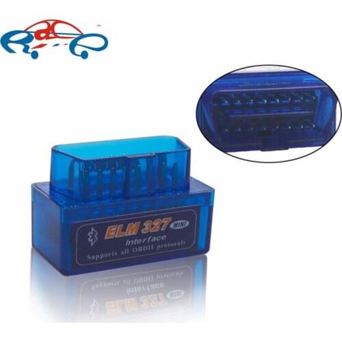 Super MINI ELM327 Bluetooth ELM 327 Version V2.1 Blue ELM327 interface OBD2 / OBDII for Android System 327 OBD2 Diagnostic Tool