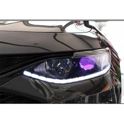 Led Headlight Assembly for Chevrolet Malibu XL 2019 LED Head Light with xenon lens and bulbs DRL devil eyes angel