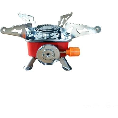 Outdoor Mini Convenient Small Square Gas Portable Square Head Stove Gas Set Picnic Stove