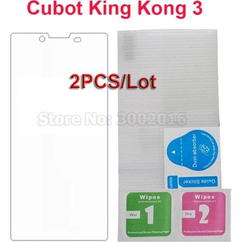 2PC Cubot Kingkong 3 IP68 Screen Protector Ultra-thin Front Protective Phone Case Front Film For Cubot Kingkong 3 Tempered Glass