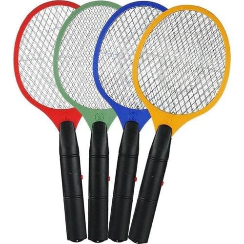 1pcs Racket Kills Mosquito Electric Hand Held Bug Zapper Insect Fly Swatter Racket Portable Mosquitos Killer Pest Control Home