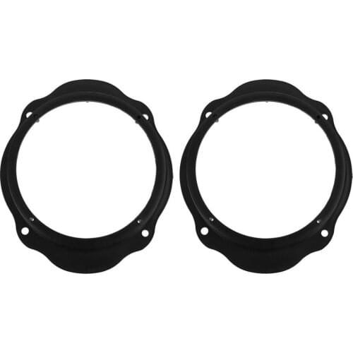 2pcs 6.5in Car Front Door Speaker Spacer Ring Adapter Plates for Car Styling Mounting Bracket Spacer Ring