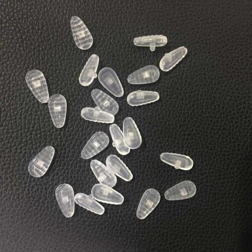 20PCS Nose Pads Glasses Accessories Super Soft Silicone Glasses Airbag Anti-skid Nose Pads Silicone Nose Pads Air Cushion