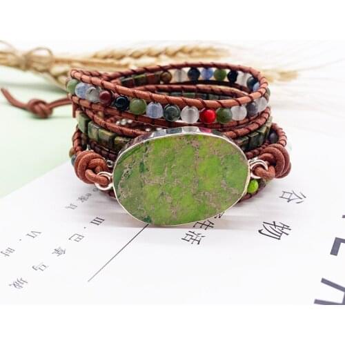 Retro King Stone Bracelet Beaded Bracelet Woven Bohemian Bracelet Evil Eye Charms for Jewelry Making Natural Stone Bracelet