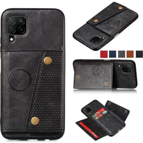 Card Holder Case for Samsung Galaxy S21 S20 FE Ultra S10 S9 Plus A52 A72 A32 A22 A12 A42 A51 A71 A31 A41 A02S Back Wallet Cover