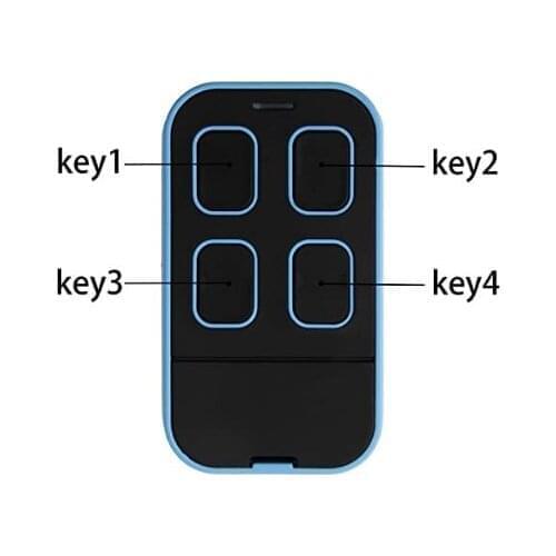 For Auto Multi frequency 4 Button Key Fob Remote Control fixed & rolling code Garage door opener