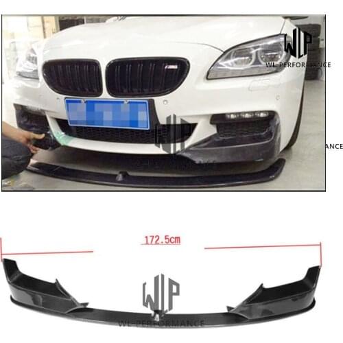 F06 F12 M High Quality Carbon Fiber Front Lip Splitter Car Styling For BMW 6 Series F06 F12 MP Style 2014-UP