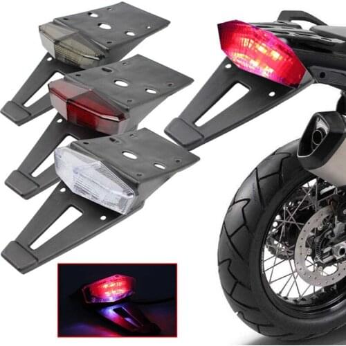 12 V Universal Off Road Enduro Bike Motorcycle LED Rear Fender Brake Tail Light Turn Signal Waterproof Motorcycle Accessories