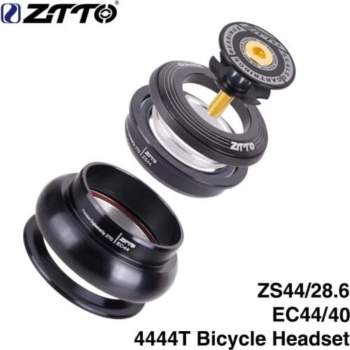 ZTTO MTB Bike Headset 44mm ZS44 EC44 CNC 1/8"-1 1/2" Straight Tube Frame to Tapered Tube Fork 1.5 Adapter Headset Bicycle parts