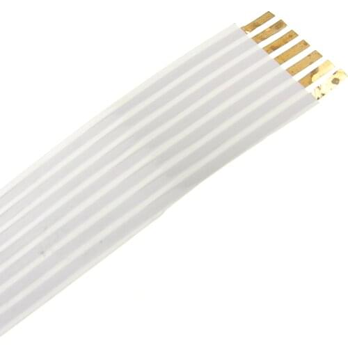 10M/Lot 7pin 1.27mm pitch 0.2mm thickness airbag Flexible FFc flat cable