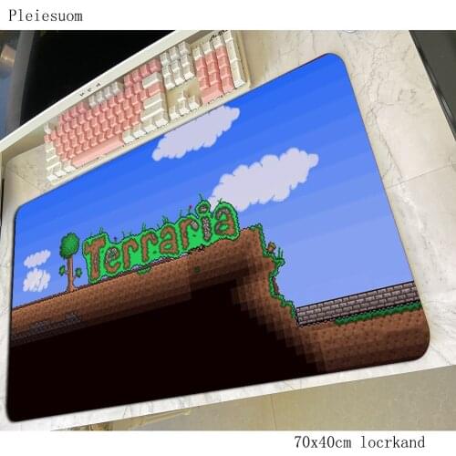 Terraria pad mouse 3d computer gamer mouse pad 700x400x3mm padmouse Halloween Gift mousepad ergonomic gadget office desk mats