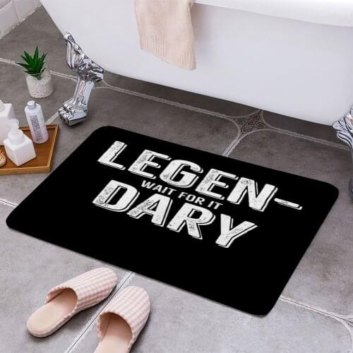 Legen Wait For It Dary 3D Print Doormats Rectangle Non-Slip DoorMat Bedroom Kitchen Entrance Print Door rugs Dropshipping