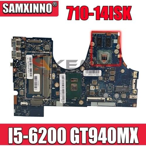 Laotop Lenovo for LA-D471P YOGA710-14ISK Laotop Motherboard With I5-6200u CPU GPU:GT940MX Test ok