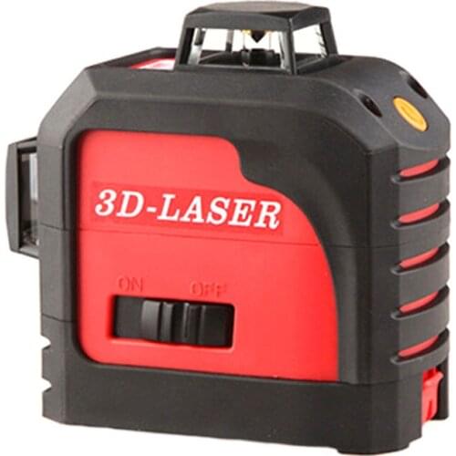 New Fukuda 12 lines MW-93T lithium battery red laser level 360 Vertical And Horizontal Self-leveling Cross Line 3D Laser