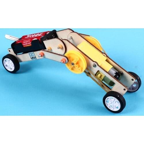 Kid DIY Assembly Electric Crawling Worm Robot Model School Science Experiment Toy Teaching Aid DIY Assembly Robot Model gifts