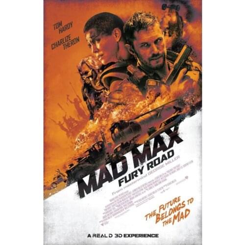 L0107 Mad Max Fury Road Movie Silk Fabric Poster Art Decor Indoor Painting Gift