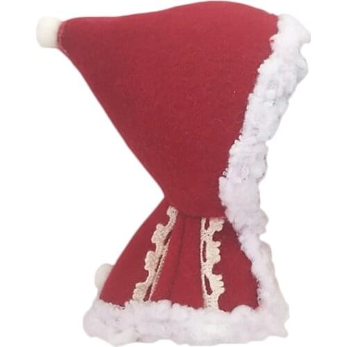 New 1/12 bjd ob11 obitsu 11 doll clothes cool stuff christmas cape for ob11 molly gsc 1/12 BJD doll accessories