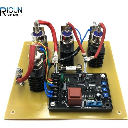 SAVRH-75A AVR Automatic Voltage Regulator 220V 380V Diesel Generator Stabilizer Module GAVR 75A