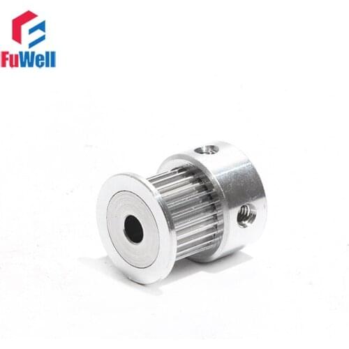 Timing Belt Pulley S2M-20T Aluminum Alloy S2M 20Teeth Toothed Pulley 7mm/11mm Belt Width 4/5/6/8mm Bore Transmission Gear Wheel