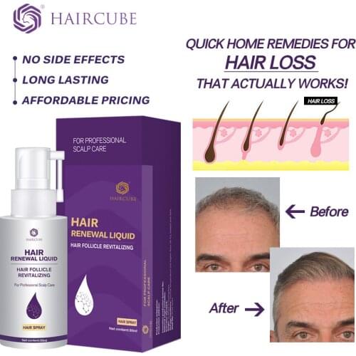 HAIRCUBE Anti Hair Loss Spray Essential-Oil Dry Hair Regeneration Repair Fast Hair-Growth Products for Men/Women Hair Tonic