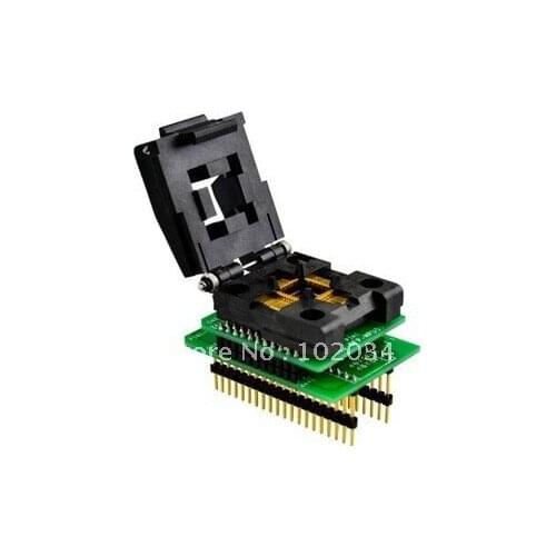 100% NEW IC51-0444-467 QFP44 IC Test Socket / Programmer Adapter / Burn-in Socket(CNV-QFP-MPU51)