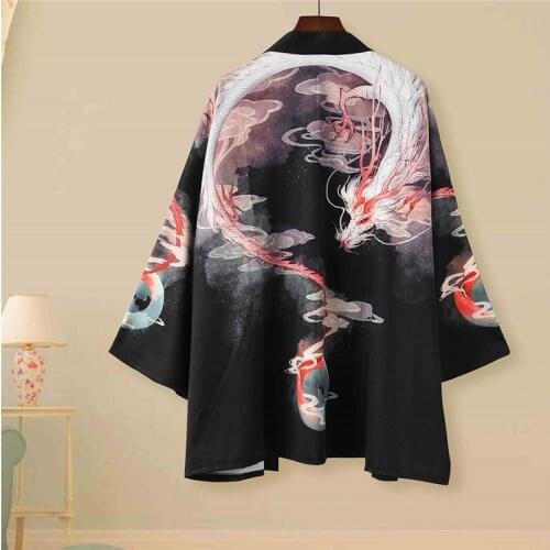 Traditional Haori Kimono Japanese Style Samurai Clothing Male Female High-quality Daily Street Lounge