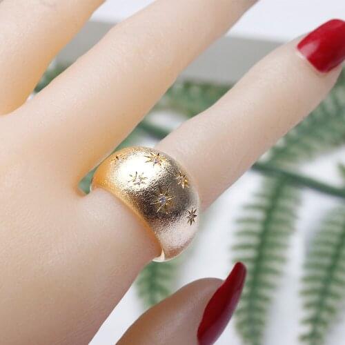 Vintage Cubic Zirconia Stackable Chic Rings for Women Jewelry Luxury Dubai Nigeria CZ Crystal Wedding Accessories Finger Ring