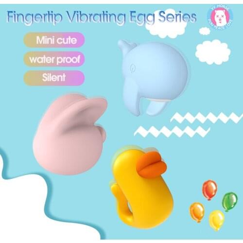 Fingertips Multi-Frequency Vibration Vibrating Egg Female Clitoral Stimulation Adult Women Erotic Sex Products
