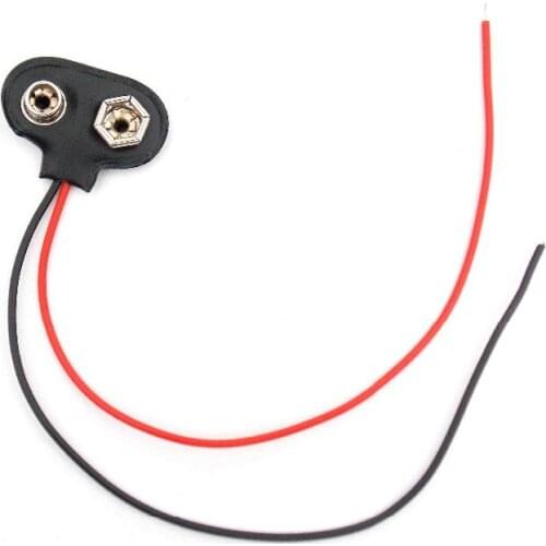 10pcs 9V Battery Snap Connector clip Lead Wires holderr