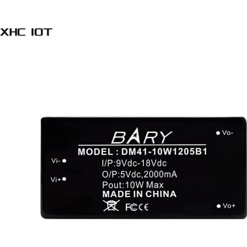 10W DC-DC Isolated Buck Power Supply Module 9~18VDC To DC 5V 2000mA DIP DM41-10W1205B1