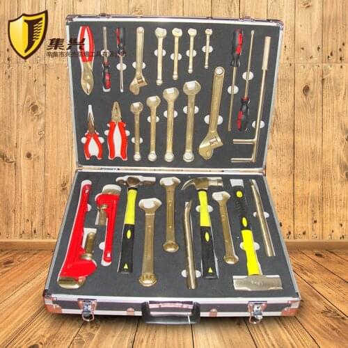 28Pcs combination tools,Explosion-proof combination tool,Beryllium bronze and aluminum bronze