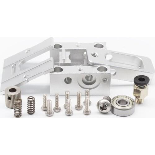 3D printer DIY Reprap Bulldog All-metal Extruder with connector For 1.75mm Compatible J-head e3d MK8 Extruder Remote Proximity