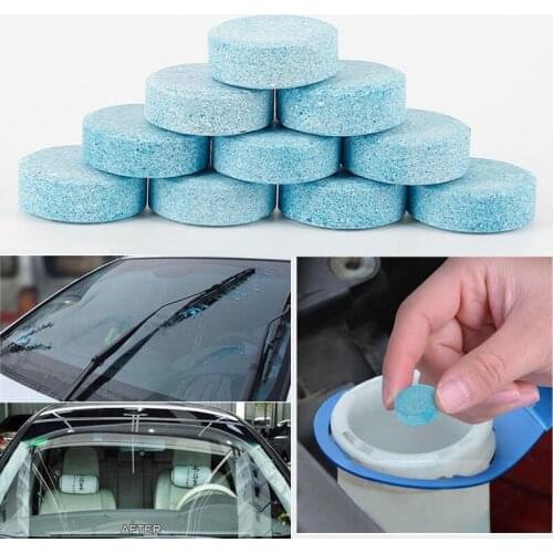 50/20/10/5pcs(1pc=4L Water) Glass Water Multifunctional Effervescent Spray Car Wiper Glass Washer Home Toilet Cleaning Tool