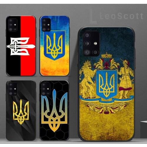 Ukraine Flag Phone Case For Samsung A50 A51 A71 A20E A20S S10 S20 S21 S30 Plus ultra 5G M11