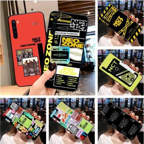Kpop NCT 127 Neo Zone logo Phone Case for Xiaomi Mi Note 10 Lite Mi 9T Pro xiaomi 10 10 CC9 Pro