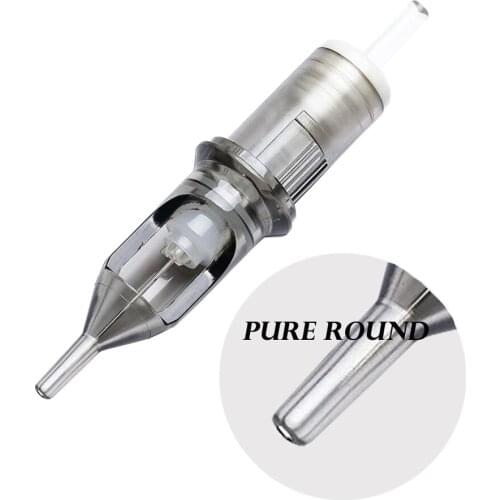 Pure Round Tips Round Liner EZ Revolution Cartridge Tattoo Needles #12 #10 Regular Taper for Cartridge Machines Grips 20 pcs/lot