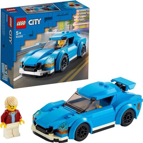LEGO City Sports Car Toy Building Set for Kids 60285 (89 Pieces)