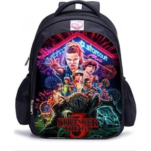 Mochila Hombre 3D Print Stranger Things 3 Backpacks for Teenager School Bags for Teenage Girls Schoolbags Bookbag Back Pack
