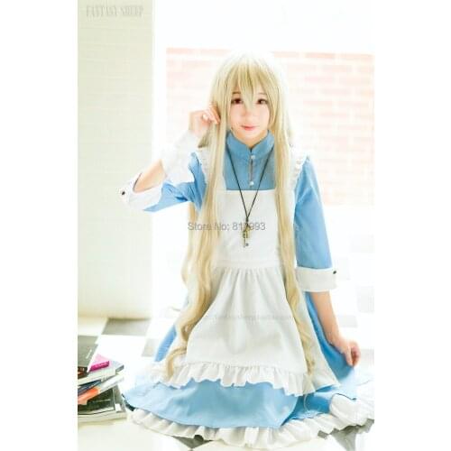 Kagerou Project Dress anime Kozakura Mari Cosplay Costume women grils cute Clothing skirt+pinafore Uniform