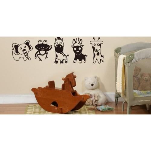 Santadecor Animal Wall Stickers