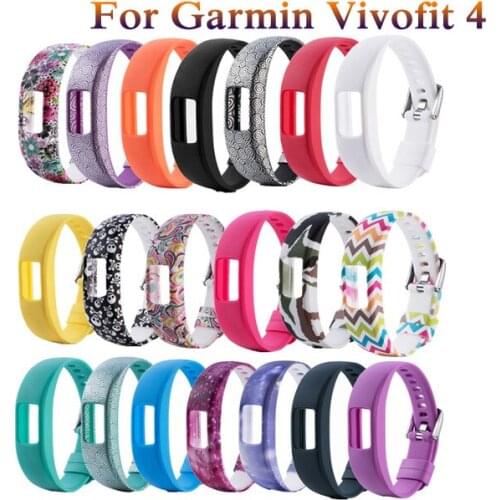 Replacement Silicone S L Wrist band Strap for Garmin Vivofit 4 New Fashion classic Watchband For Garmin Vivofit4 sport Wristband