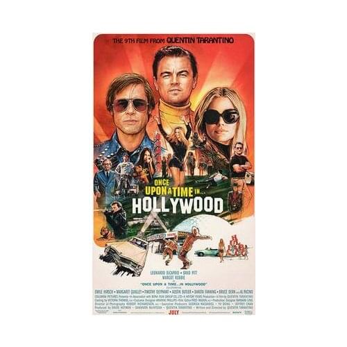 Lot style Choose Once Upon a Time in Hollywood Art print Silk poster Home Wall Decor
