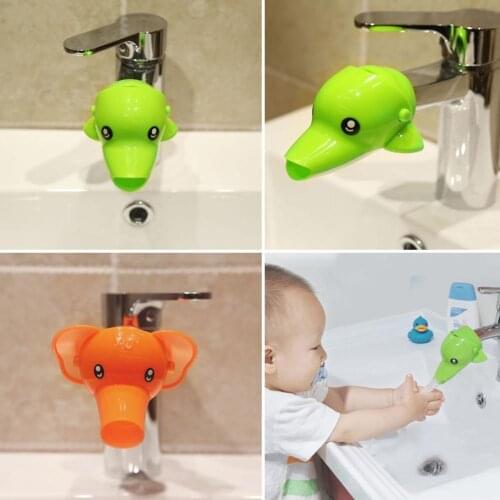Cartoon Animal Funny Faucet Extender Kids Fashion Hand Washing BabyTub Toy Bathroom Sink Gift Convenient for Baby Washing Helper