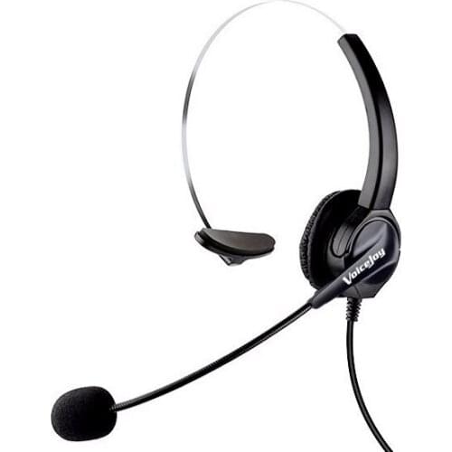 VoiceJoy Call center headset Telephone RJ9 plug headset ONLY for AVAYA Phone 1608 1616 9608 9610 9620 etc, Yealink Phones,etc