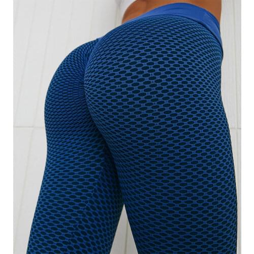 5Color Women Hollow Honeycomb High Waist Workout Leggings Stretch Breathable Leggings Femme 2019 New Gym Legging Pants
