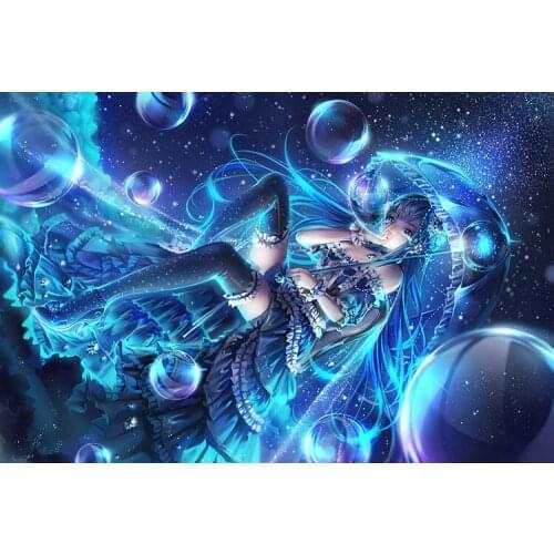 1000 pieces The wooden puzzle Blue dream jigsaw puzzle white card adult childrens educational toys