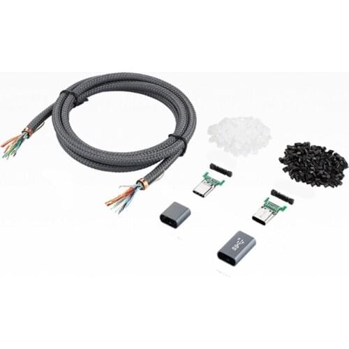 100W PD 5A Curved USB3.1 Type-C Extension Cable 4K @60Hz 10Gbps USB-C Gen 2 Exte 270B