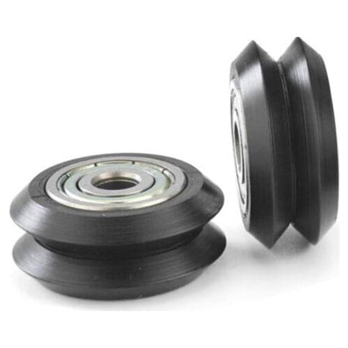 3D Printer Plastic Pulley V Wheel Dual V Wheel for CNC Openbuilds V-Slot
