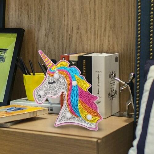 5D Diy Diamond Painting Lamp Led Christmas Decoration For Home Santa Claus Christmas Happy New Year Decoration Home Decor Jh111