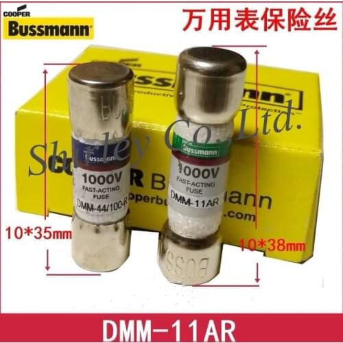 10 x 38mm DMM-11AR,DMM-44/100-R/440MA 11A 1000V 20kA Fast-Acting Ceramics Fuse For Multimeter Brand 100% New 10*38